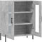 vidaXL - Dressoir - 69,5x34x90 - cm - bewerkt - hout - betongrijs