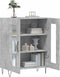 vidaXL - Dressoir - 69,5x34x90 - cm - bewerkt - hout - betongrijs