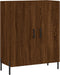 vidaXL - Dressoir - 69,5x34x90 - cm - bewerkt - hout - bruin - eikenkleur