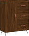 vidaXL - Dressoir - 69,5x34x90 - cm - bewerkt - hout - bruin - eikenkleur