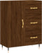 vidaXL - Dressoir - 69,5x34x90 - cm - bewerkt - hout - bruin - eikenkleur