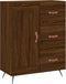 vidaXL - Dressoir - 69,5x34x90 - cm - bewerkt - hout - bruin - eikenkleur