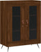 vidaXL - Dressoir - 69,5x34x90 - cm - bewerkt - hout - bruin - eikenkleur