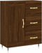 vidaXL - Dressoir - 69,5x34x90 - cm - bewerkt - hout - bruin - eikenkleur