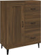 vidaXL - Dressoir - 69,5x34x90 - cm - bewerkt - hout - bruin - eikenkleur
