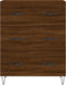 vidaXL - Dressoir - 69,5x34x90 - cm - bewerkt - hout - bruin - eikenkleur