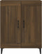 vidaXL - Dressoir - 69,5x34x90 - cm - bewerkt - hout - bruin - eikenkleur