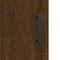vidaXL - Dressoir - 69,5x34x90 - cm - bewerkt - hout - bruin - eikenkleur