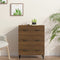 vidaXL - Dressoir - 69,5x34x90 - cm - bewerkt - hout - bruin - eikenkleur