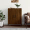 vidaXL - Dressoir - 69,5x34x90 - cm - bewerkt - hout - bruin - eikenkleur