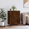 vidaXL - Dressoir - 69,5x34x90 - cm - bewerkt - hout - bruin - eikenkleur