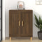 vidaXL - Dressoir - 69,5x34x90 - cm - bewerkt - hout - bruin - eikenkleur
