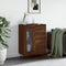 vidaXL - Dressoir - 69,5x34x90 - cm - bewerkt - hout - bruin - eikenkleur
