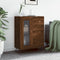 vidaXL - Dressoir - 69,5x34x90 - cm - bewerkt - hout - bruin - eikenkleur