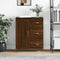 vidaXL - Dressoir - 69,5x34x90 - cm - bewerkt - hout - bruin - eikenkleur