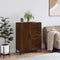 vidaXL - Dressoir - 69,5x34x90 - cm - bewerkt - hout - bruin - eikenkleur