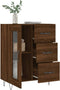 vidaXL - Dressoir - 69,5x34x90 - cm - bewerkt - hout - bruin - eikenkleur