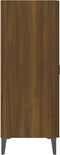 vidaXL - Dressoir - 69,5x34x90 - cm - bewerkt - hout - bruin - eikenkleur