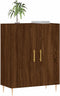 vidaXL - Dressoir - 69,5x34x90 - cm - bewerkt - hout - bruin - eikenkleur