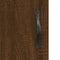 vidaXL - Dressoir - 69,5x34x90 - cm - bewerkt - hout - bruin - eikenkleur