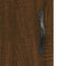 vidaXL - Dressoir - 69,5x34x90 - cm - bewerkt - hout - bruin - eikenkleur