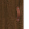 vidaXL - Dressoir - 69,5x34x90 - cm - bewerkt - hout - bruin - eikenkleur