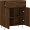 vidaXL - Dressoir - 69,5x34x90 - cm - bewerkt - hout - bruin - eikenkleur