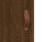 vidaXL - Dressoir - 69,5x34x90 - cm - bewerkt - hout - bruin - eikenkleur
