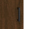 vidaXL - Dressoir - 69,5x34x90 - cm - bewerkt - hout - bruin - eikenkleur