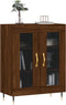 vidaXL - Dressoir - 69,5x34x90 - cm - bewerkt - hout - bruin - eikenkleur