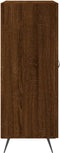 vidaXL - Dressoir - 69,5x34x90 - cm - bewerkt - hout - bruin - eikenkleur