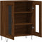 vidaXL - Dressoir - 69,5x34x90 - cm - bewerkt - hout - bruin - eikenkleur