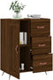 vidaXL - Dressoir - 69,5x34x90 - cm - bewerkt - hout - bruin - eikenkleur
