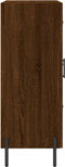 vidaXL - Dressoir - 69,5x34x90 - cm - bewerkt - hout - bruin - eikenkleur