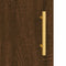 vidaXL - Dressoir - 69,5x34x90 - cm - bewerkt - hout - bruin - eikenkleur