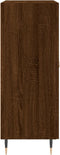 vidaXL - Dressoir - 69,5x34x90 - cm - bewerkt - hout - bruin - eikenkleur