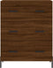 vidaXL - Dressoir - 69,5x34x90 - cm - bewerkt - hout - bruin - eikenkleur