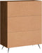 vidaXL - Dressoir - 69,5x34x90 - cm - bewerkt - hout - bruin - eikenkleur