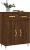 vidaXL - Dressoir - 69,5x34x90 - cm - bewerkt - hout - bruin - eikenkleur