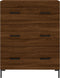 vidaXL - Dressoir - 69,5x34x90 - cm - bewerkt - hout - bruin - eikenkleur