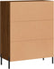 vidaXL - Dressoir - 69,5x34x90 - cm - bewerkt - hout - bruin - eikenkleur
