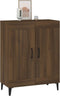 vidaXL - Dressoir - 69,5x34x90 - cm - bewerkt - hout - bruin - eikenkleur