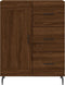 vidaXL - Dressoir - 69,5x34x90 - cm - bewerkt - hout - bruin - eikenkleur