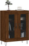 vidaXL - Dressoir - 69,5x34x90 - cm - bewerkt - hout - bruin - eikenkleur