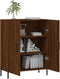 vidaXL - Dressoir - 69,5x34x90 - cm - bewerkt - hout - bruin - eikenkleur