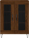 vidaXL - Dressoir - 69,5x34x90 - cm - bewerkt - hout - bruin - eikenkleur