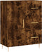 vidaXL - Dressoir - 69,5x34x90 - cm - bewerkt - hout - gerookt - eikenkleurig