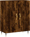 vidaXL - Dressoir - 69,5x34x90 - cm - bewerkt - hout - gerookt - eikenkleurig