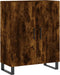 vidaXL - Dressoir - 69,5x34x90 - cm - bewerkt - hout - gerookt - eikenkleurig