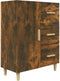 vidaXL - Dressoir - 69,5x34x90 - cm - bewerkt - hout - gerookt - eikenkleurig